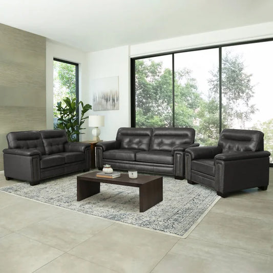 Harrison Leather Full Collection, Gray