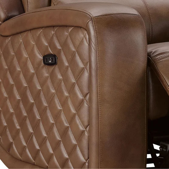 Dominick Leather Power Reclining Sofa