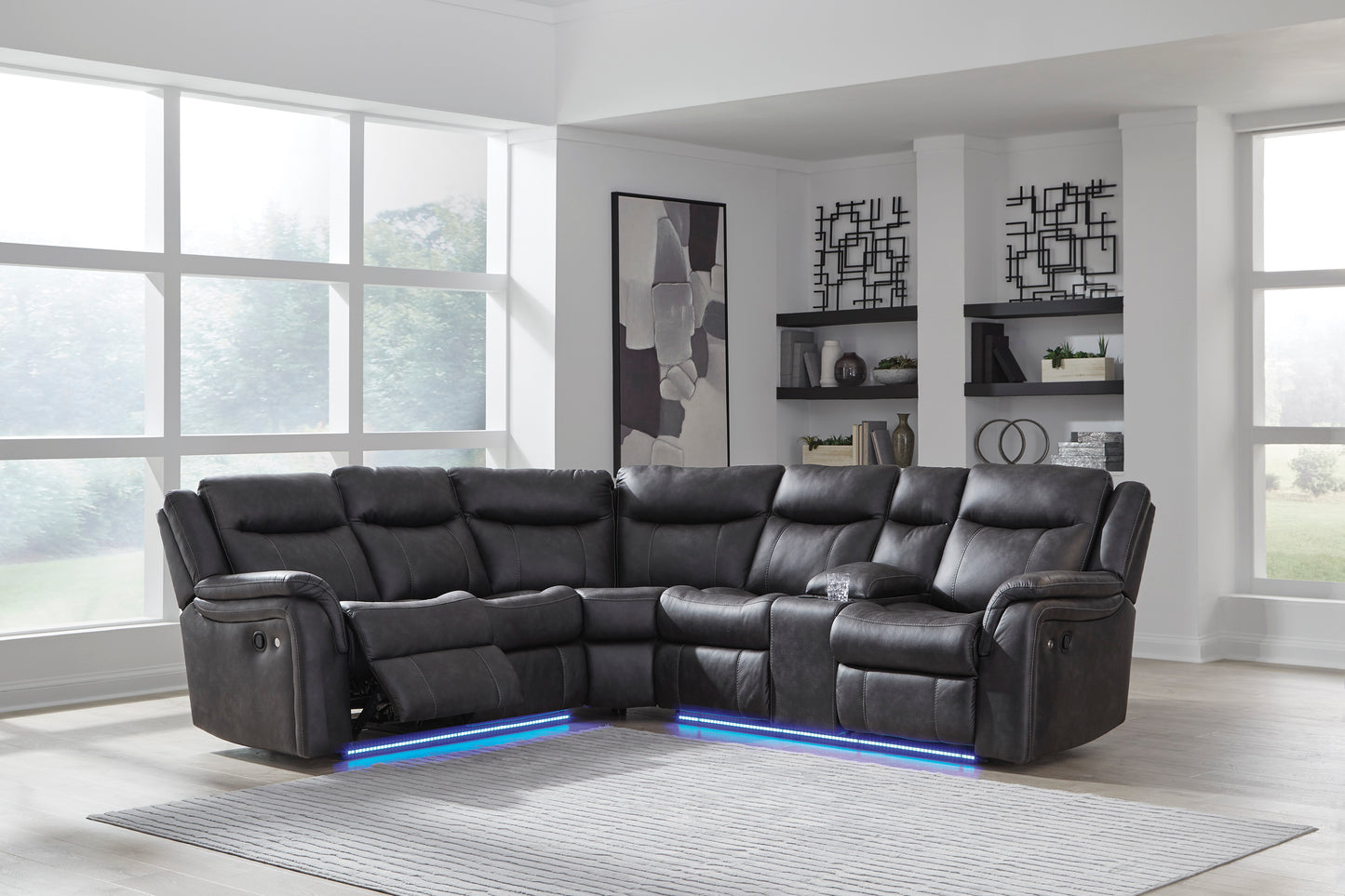 Sultan Meadow 2-Piece Reclining Sectional