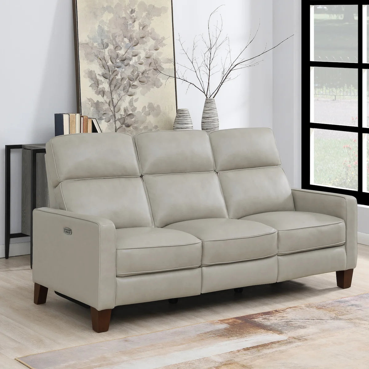 Jackston Leather Power Reclining Sofa & Loveseat