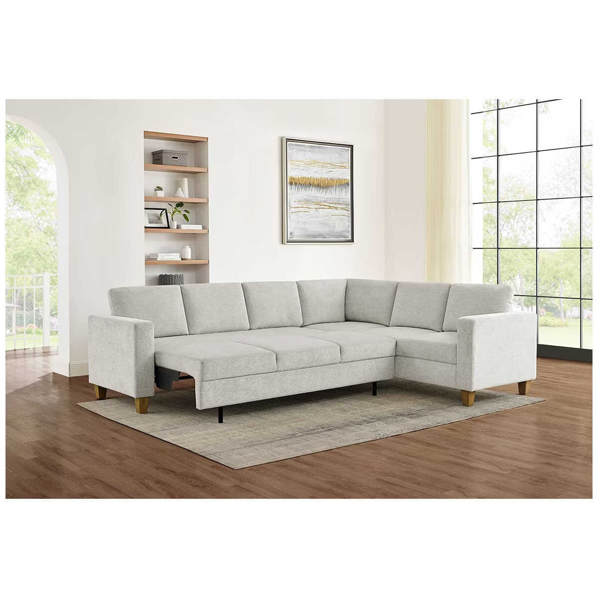 Thomasville Dillard Convertible Sleeper Sectional