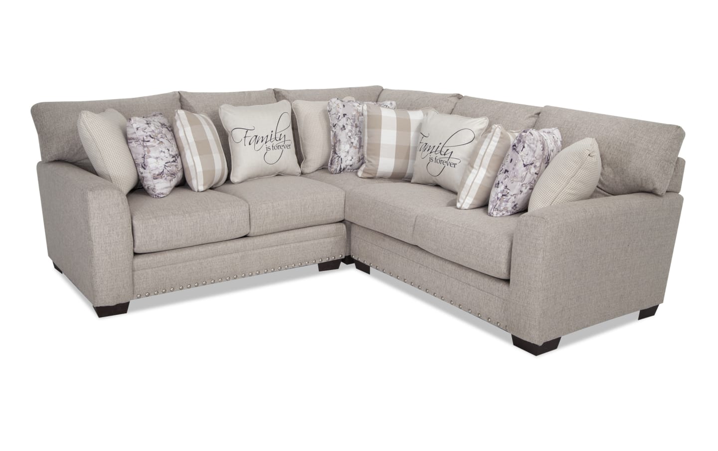 Cottage Chic Beige L Sectional