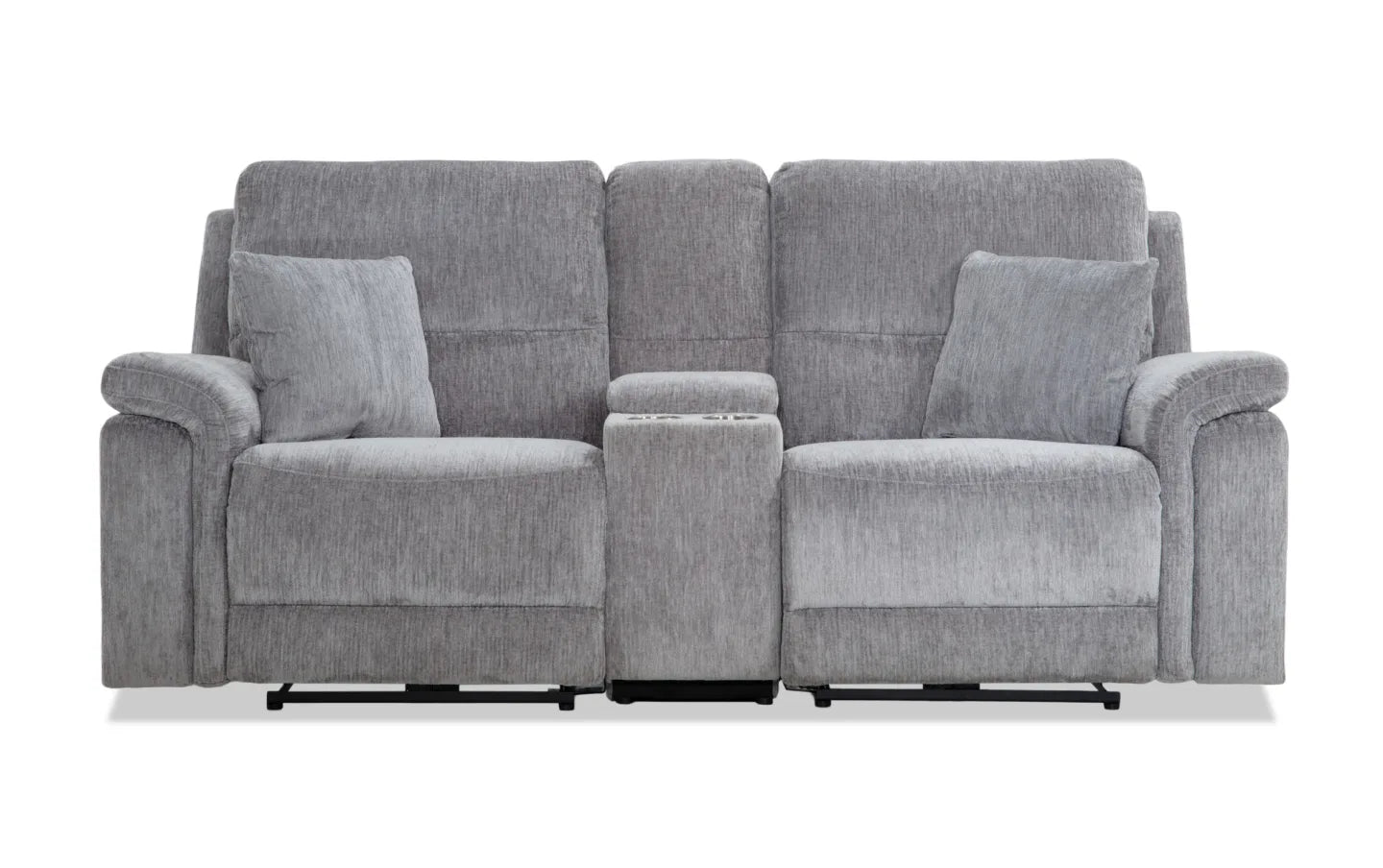 Renegade Gray Power Reclining Sofa & Loveseat Set
