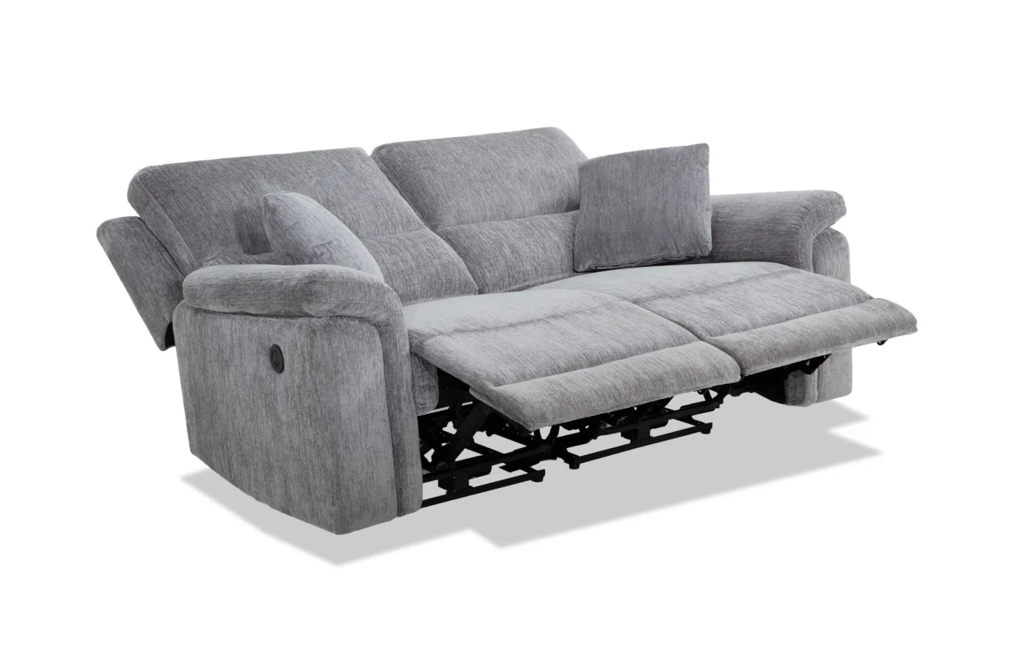Renegade Gray Power Reclining Sofa & Loveseat Set