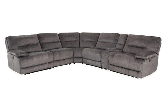 Pacifica Gray Power Reclining Sectional