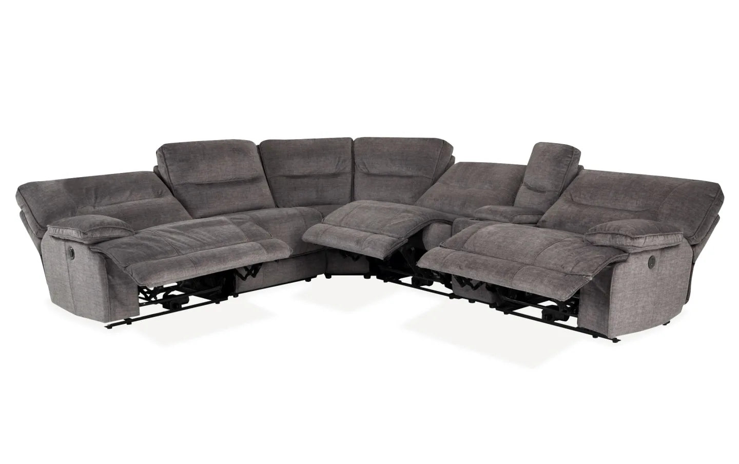 Pacifica Gray Power Reclining Sectional