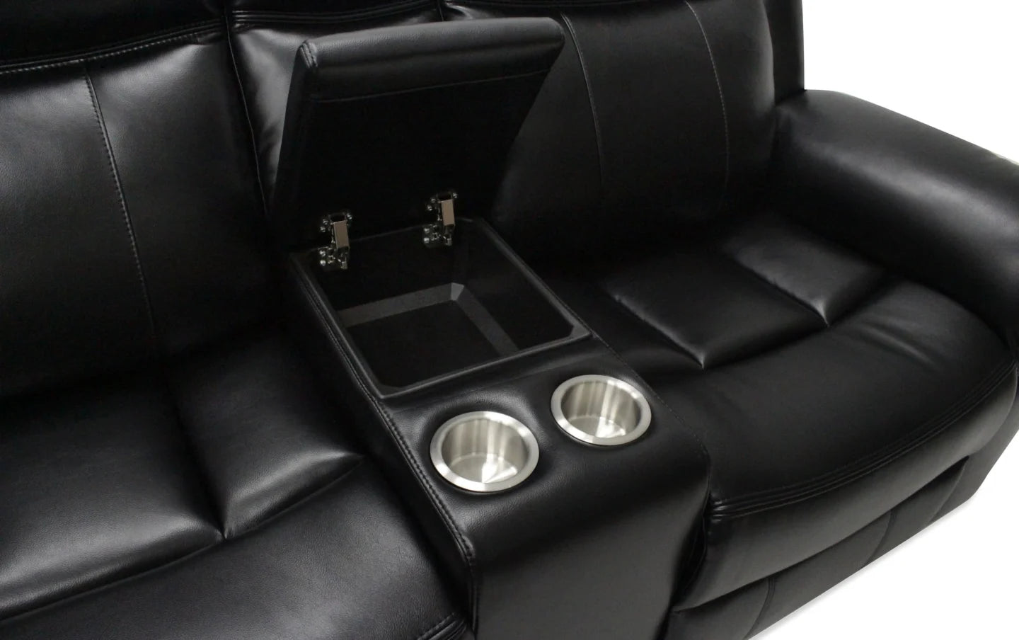 LED Lights Riviera Power Recliner Sectional