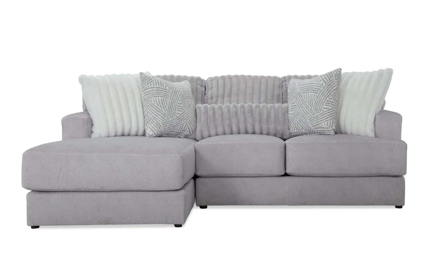 Sofia Gray Chaise Sectional