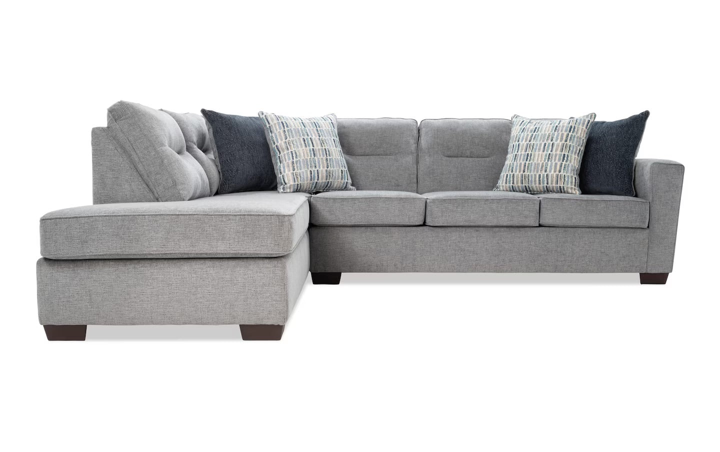 Chaise seccional de dos piezas Dylan Slate