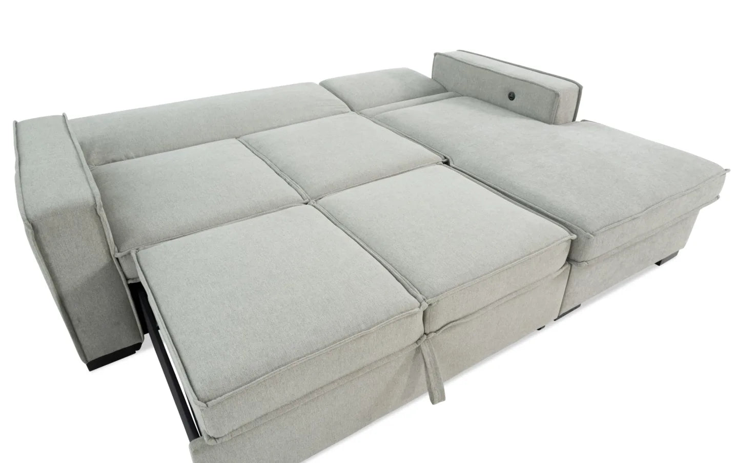 Playmax Gray with Strorage Chaise Sectional