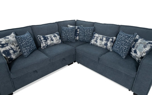 Playmax Sectional with Pop Sleeper & Storage