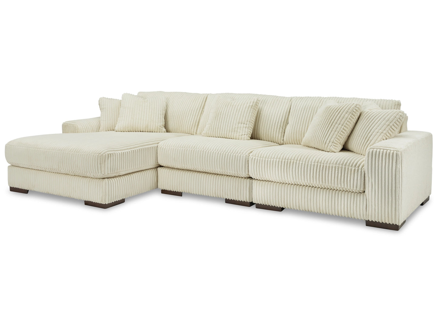 Sofá modular de 3 piezas Lindyn con chaise longue