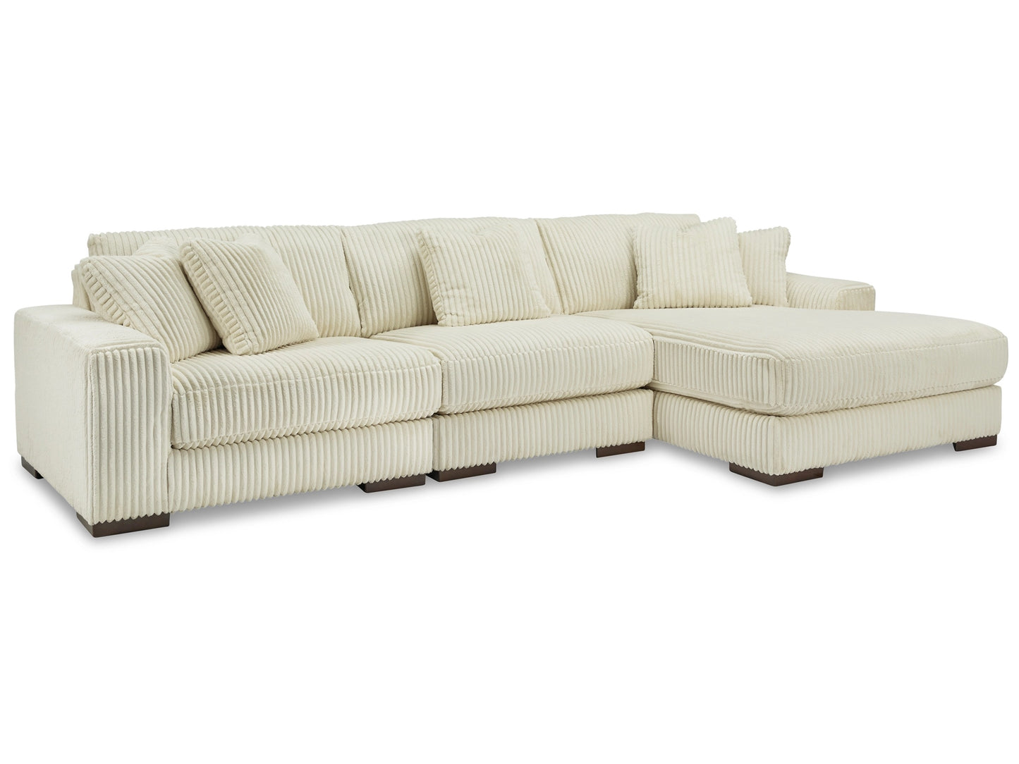 Sofá modular de 3 piezas Lindyn con chaise longue