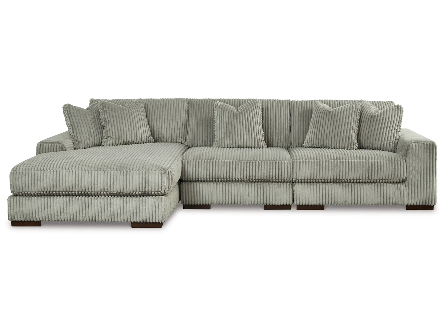 Sofá modular de 3 piezas Lindyn con chaise longue