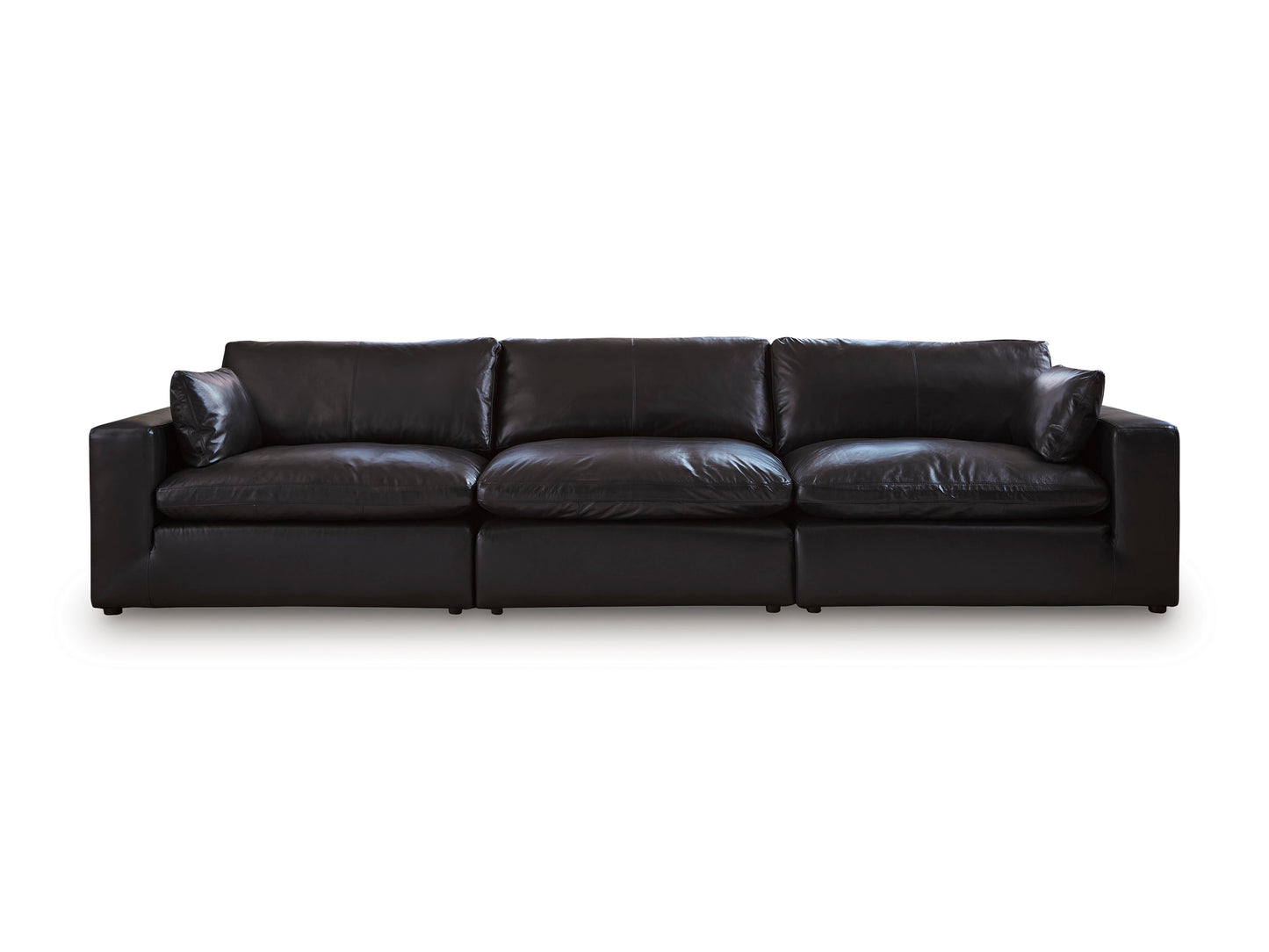Emilia 3-Piece Modular Leather Sofa