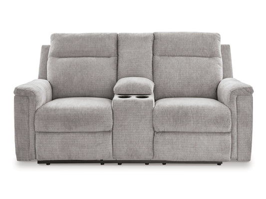 Barnsana Power Reclining Loveseat with Console