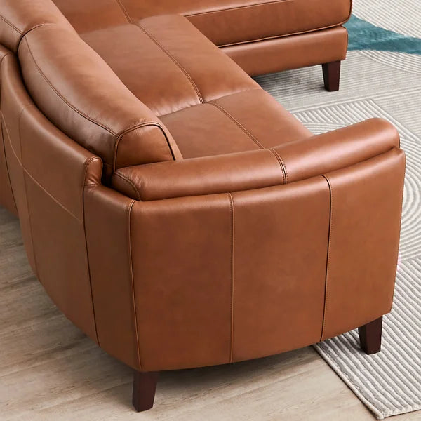 Antilles Leather Sectional