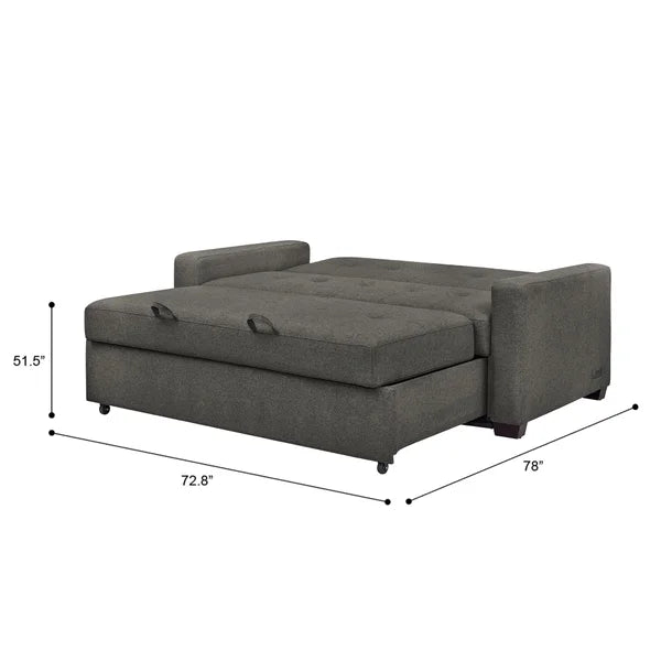 Sealy Meghan Queen Size Sleeper Sofa Gray