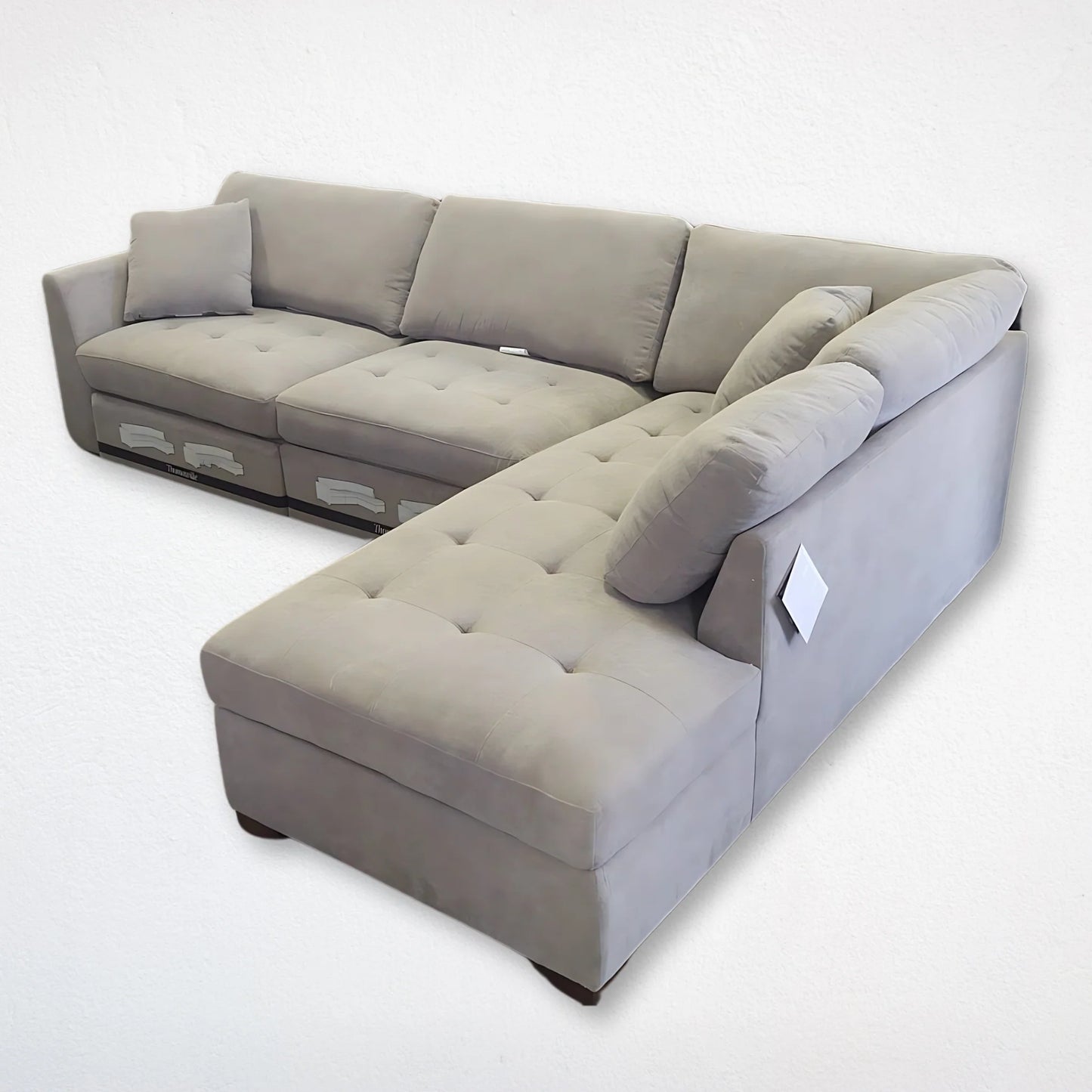 Thomasville Miles Fabric Sectional with Power Footrest