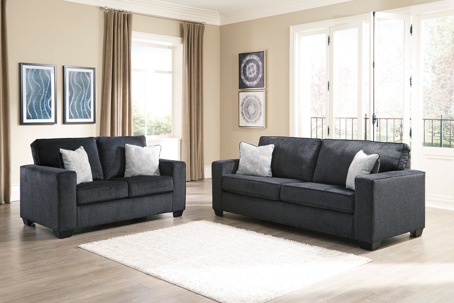 Altari Loveseat & Sofa