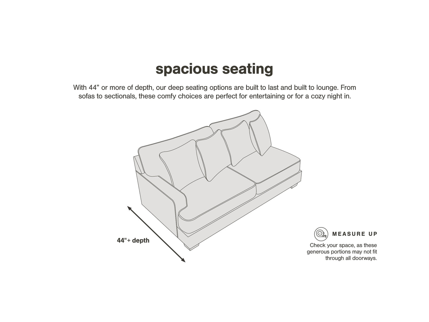 Sofá modular de dos piezas con chaise longue Lindyn