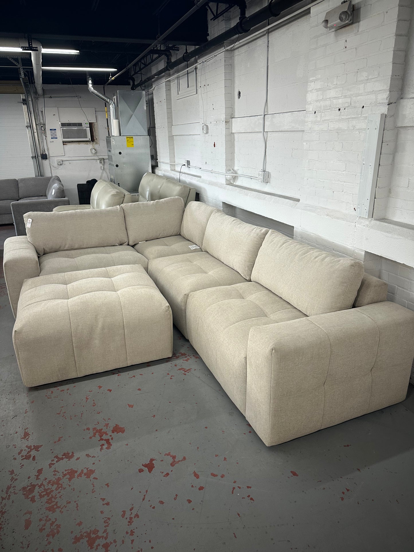 Paige Modular Fabric Sectional (5 Piece)