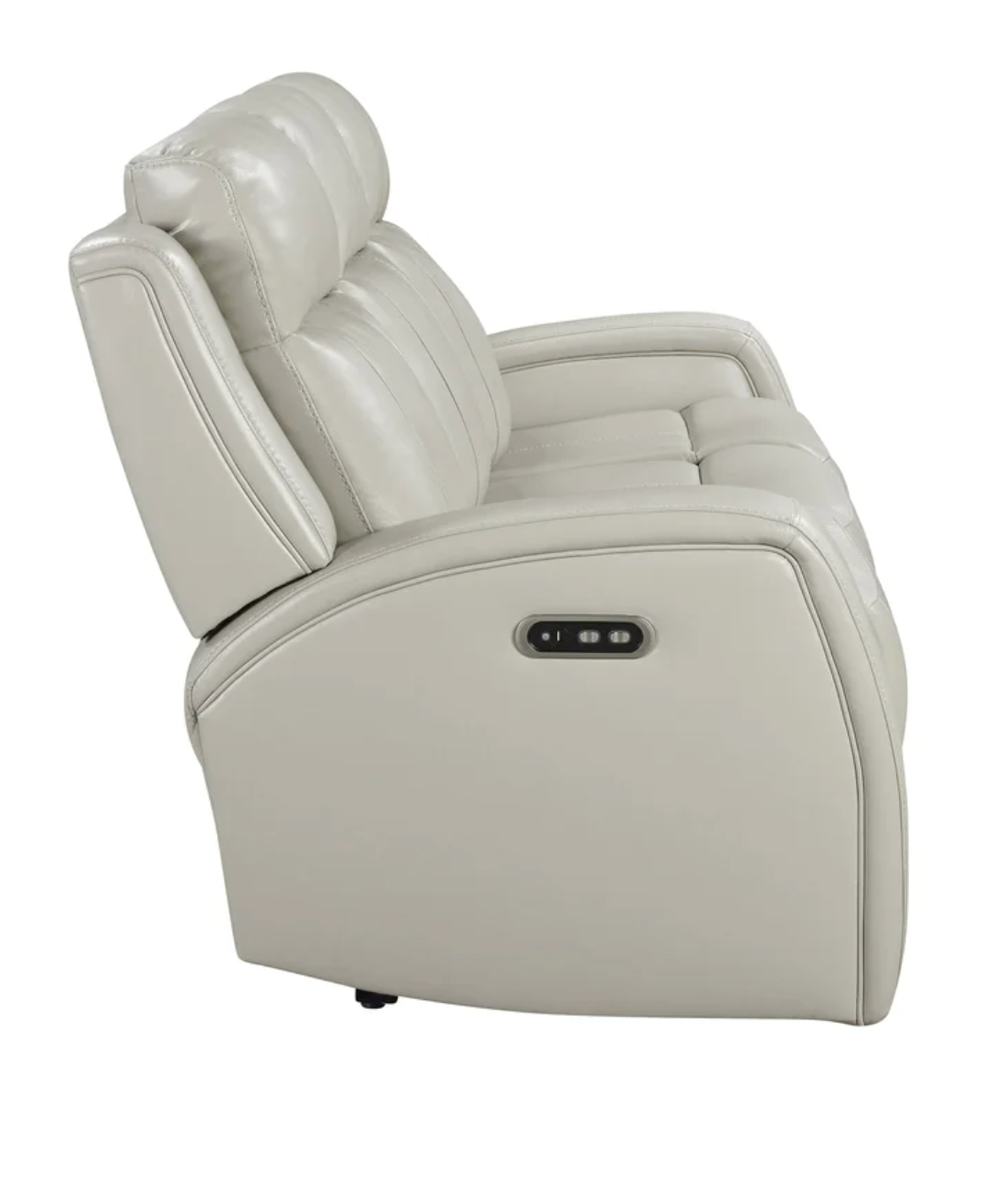 Barcalounger Leather Power Reclining Sofa with Power Headrests