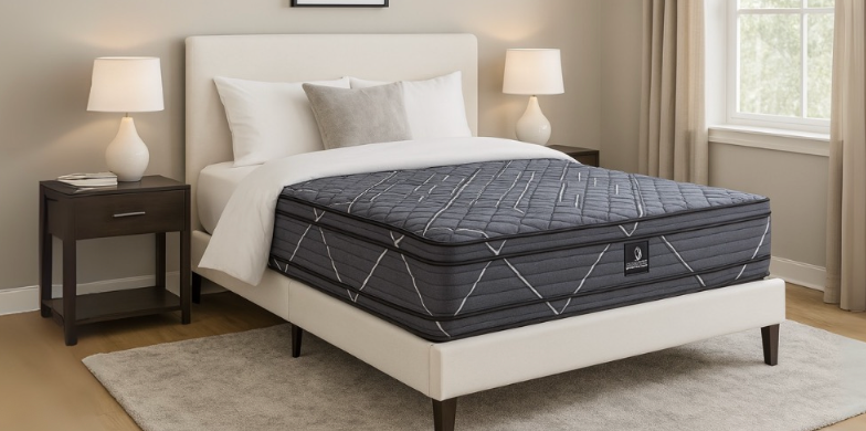 Luxury Collection-Gray Euro Top Firm Mattress