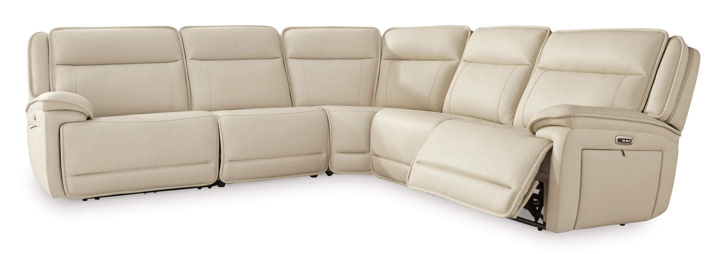 Double Deal 5-Piece Power Reclining Sectional