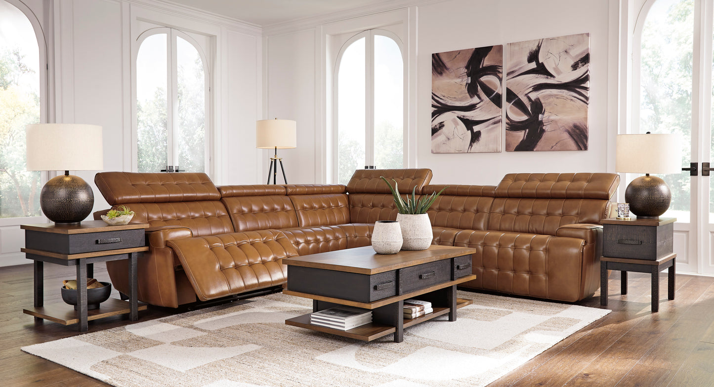 Temmpton 5-Piece Power Reclining Sectional