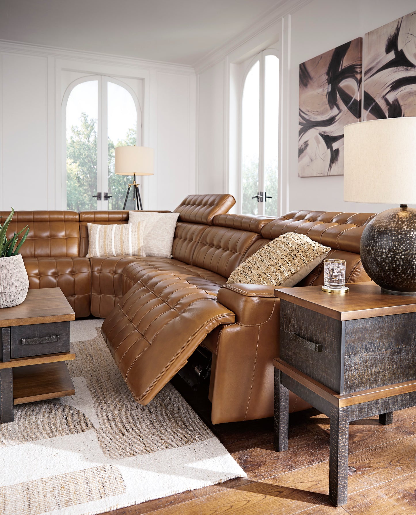 Temmpton 5-Piece Power Reclining Sectional