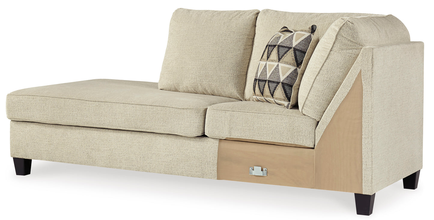 Abinger 2-Piece Sectional with Chaise - Natural