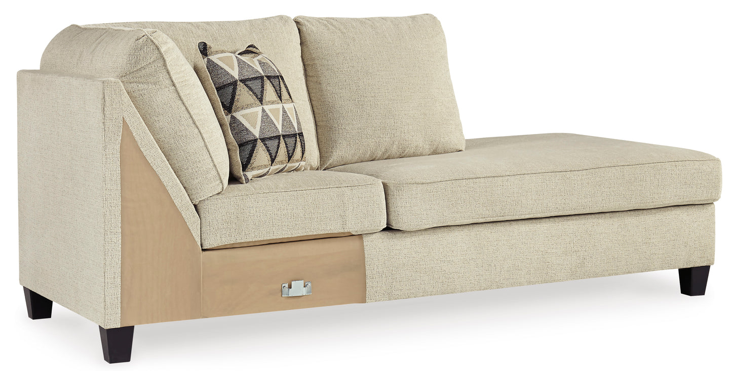 Abinger 2-Piece Sectional with Chaise - Natural
