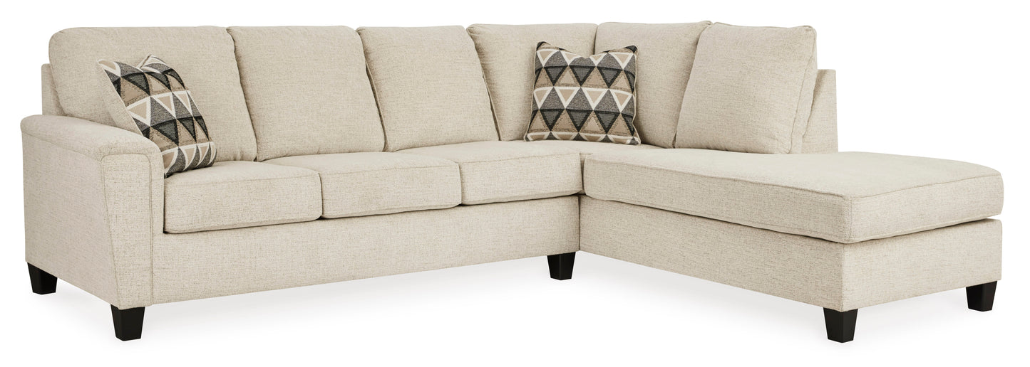 Abinger 2-Piece Sectional with Chaise - Natural