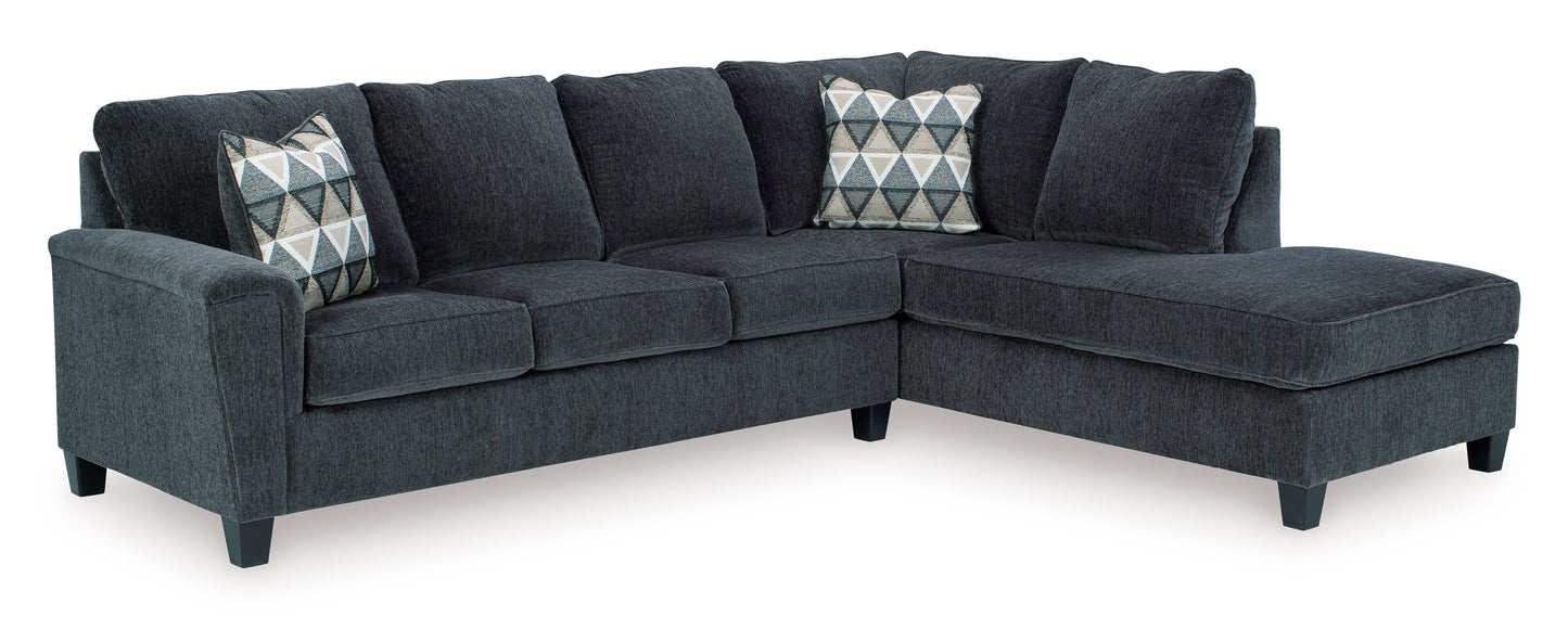 Abinger 2-Piece Sectional with Chaise - Smoke