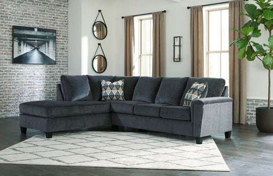 Abinger 2-Piece Sectional with Chaise - Smoke