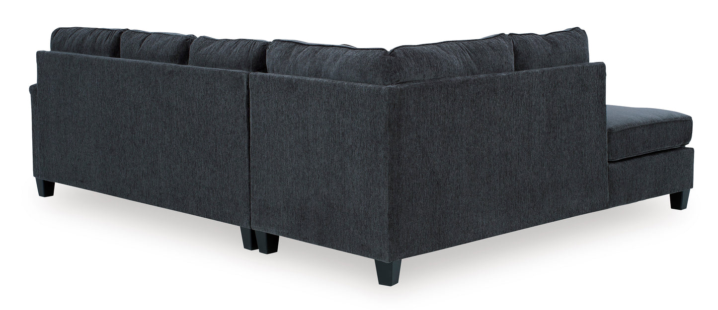 Abinger 2-Piece Sectional with Chaise - Smoke