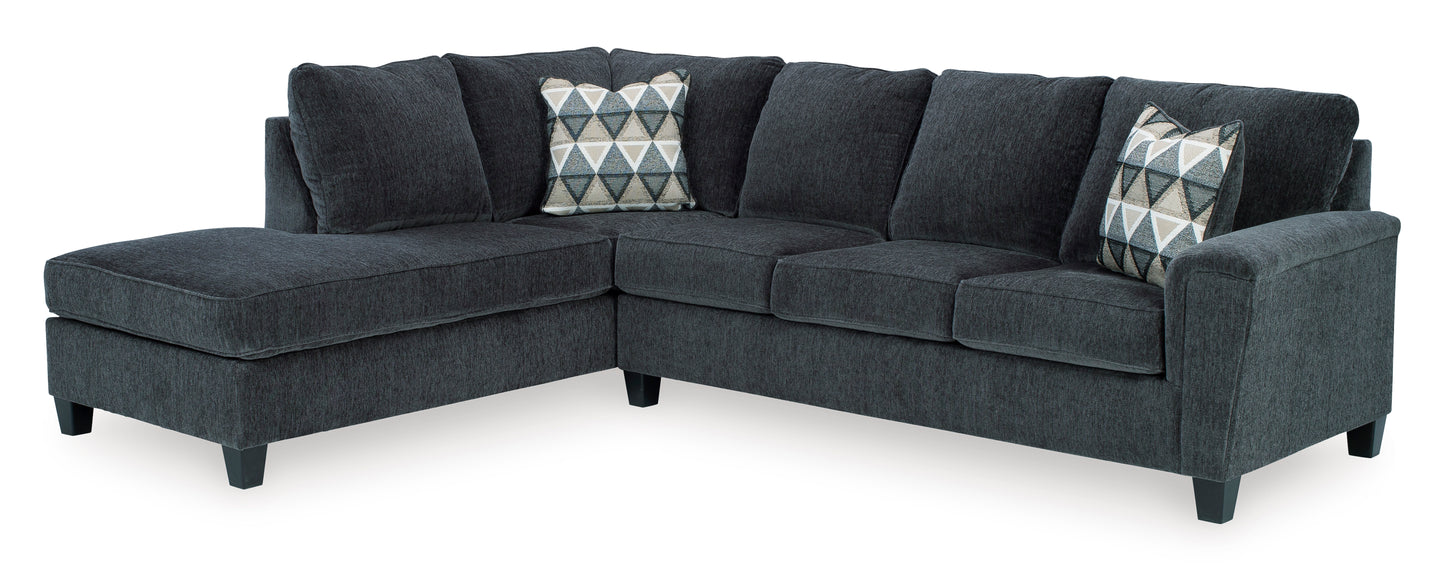 Abinger 2-Piece Sectional with Chaise - Smoke