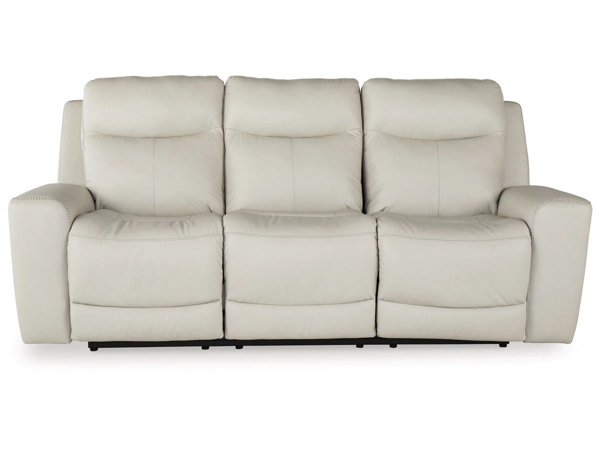 Sofá reclinable y sofá de dos plazas de cuero con doble mecanismo eléctrico Mindanao