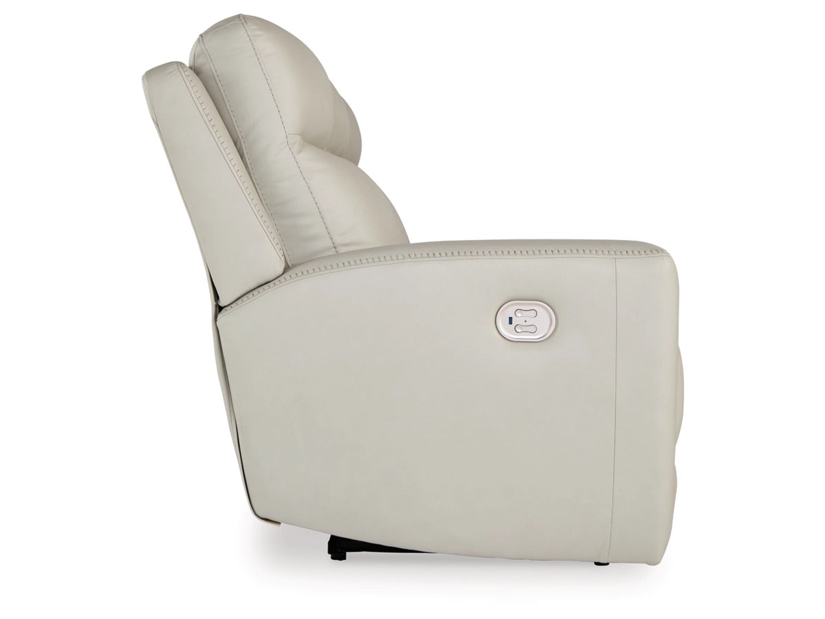 Sofá reclinable y sofá de dos plazas de cuero con doble mecanismo eléctrico Mindanao