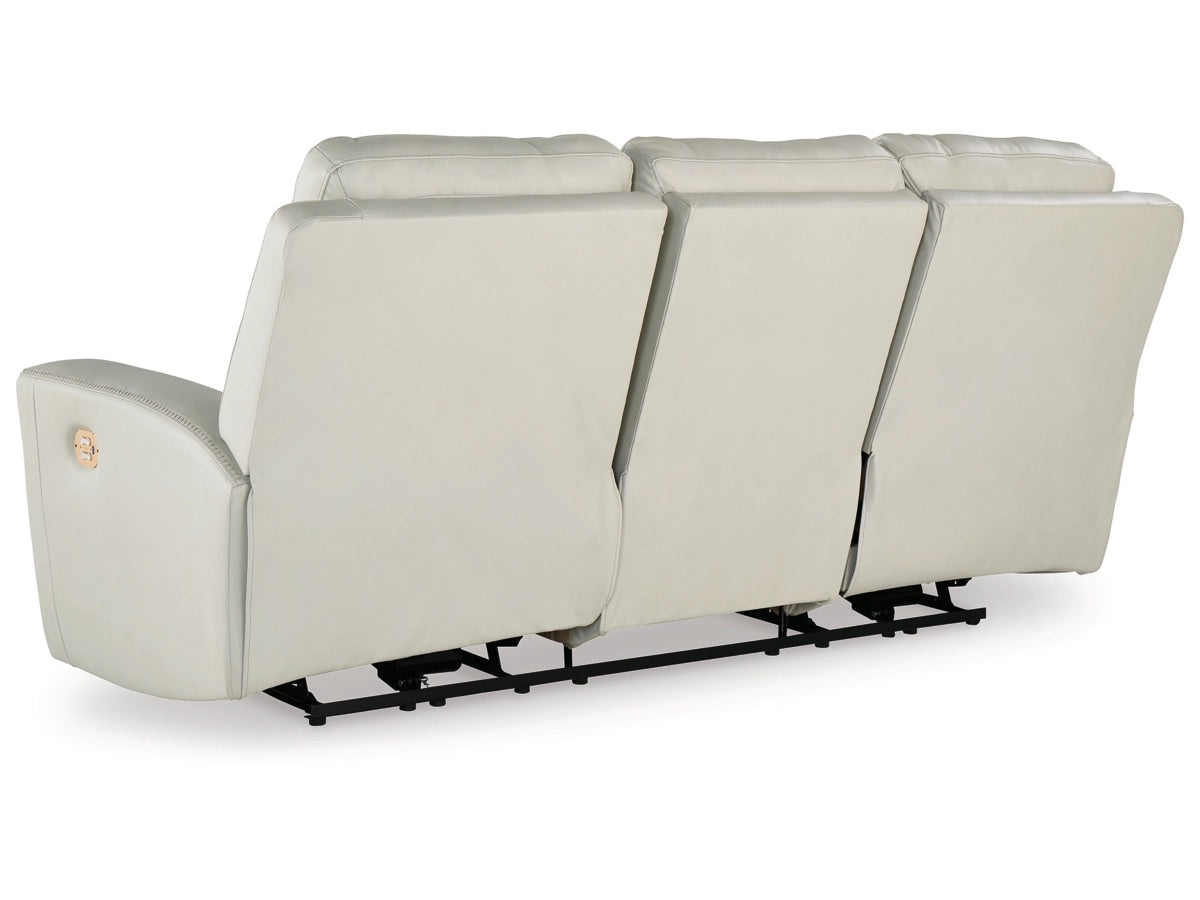 Sofá reclinable y sofá de dos plazas de cuero con doble mecanismo eléctrico Mindanao