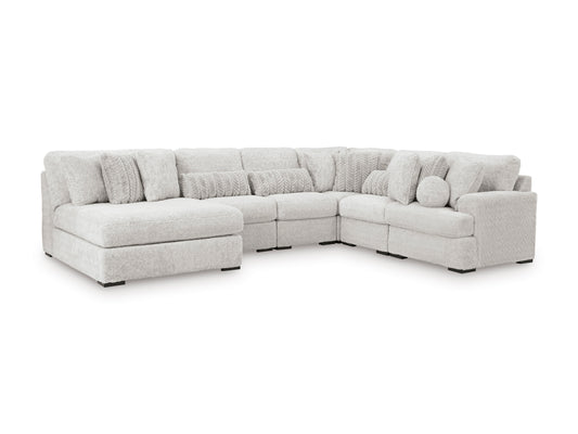 Cuddle Plush 6-Piece Sectional with Chaise