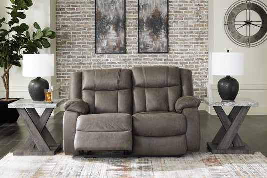 OUTLET First Base Reclining Loveseat