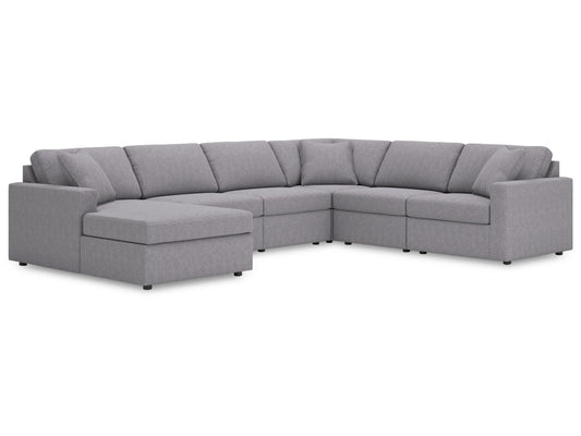 Modmax 6-Piece Modular Sectional with Chaise