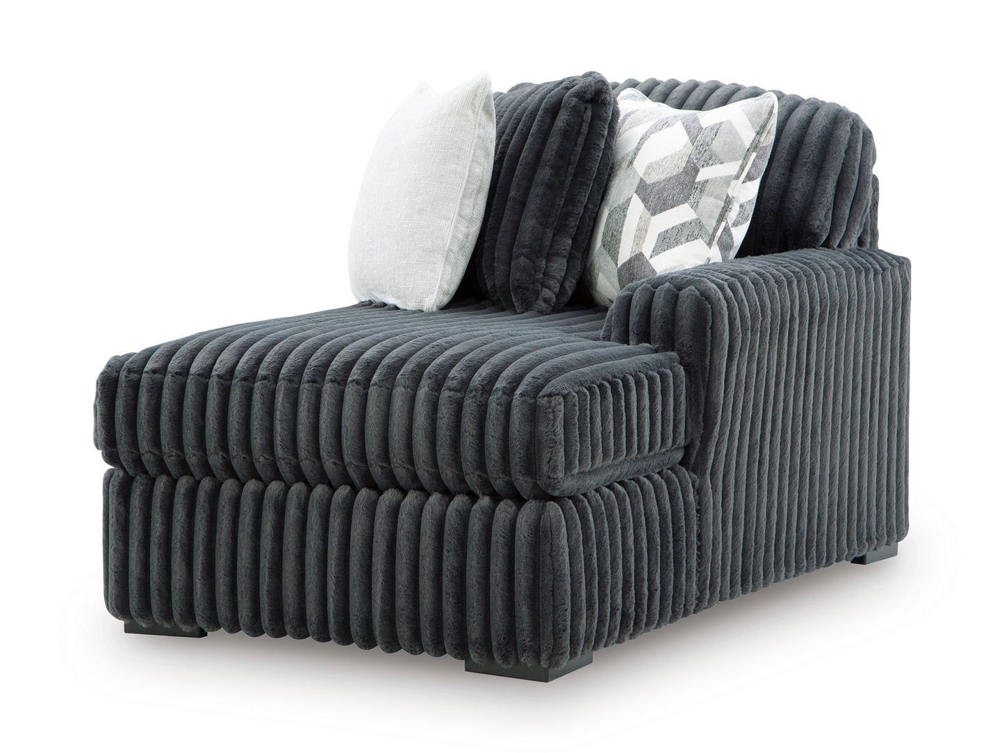 Midnight-Madness 3-Piece Modular Sofa with Chaise