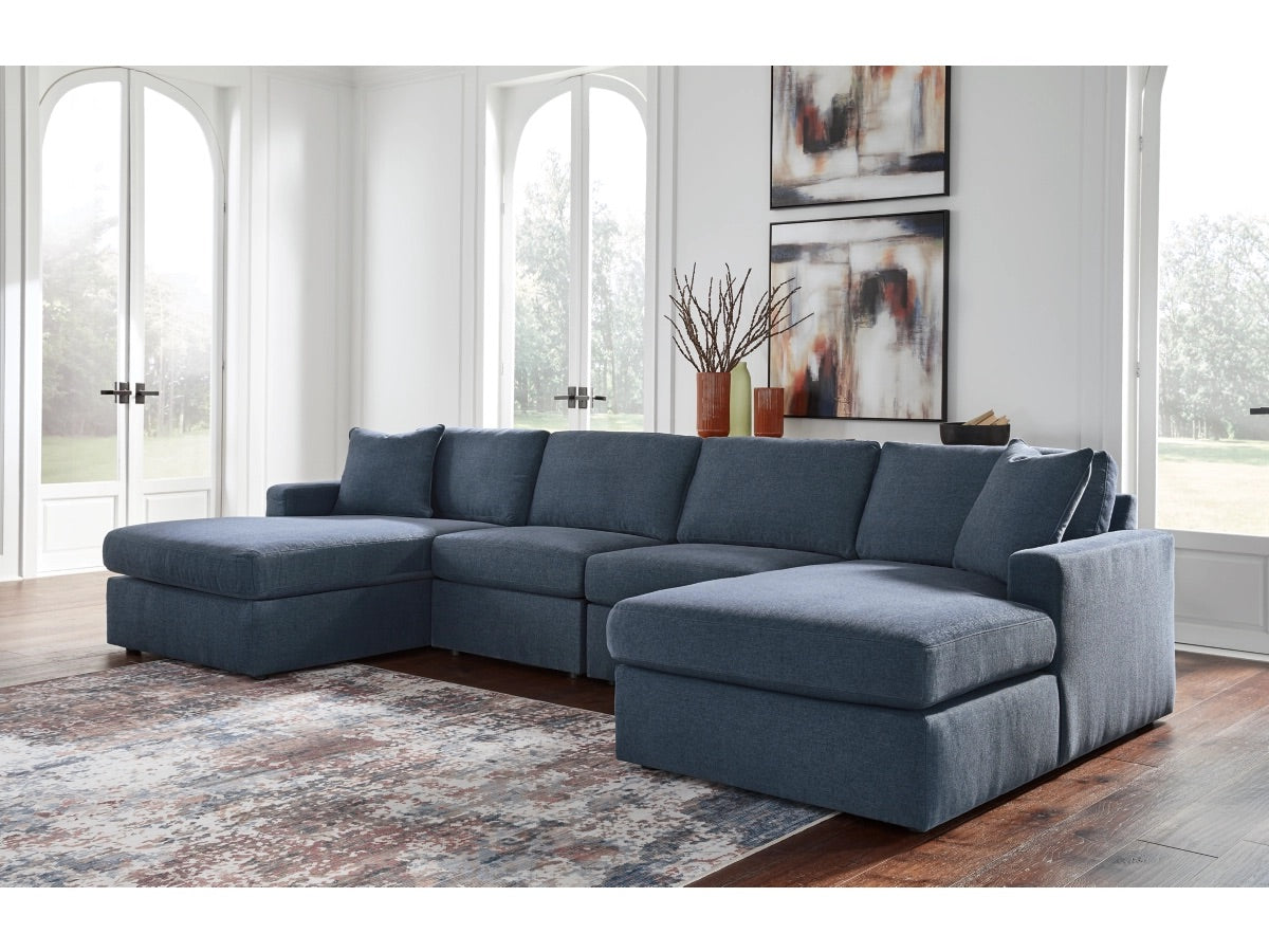 Seccional modular de 4 piezas con chaise longue Modmax