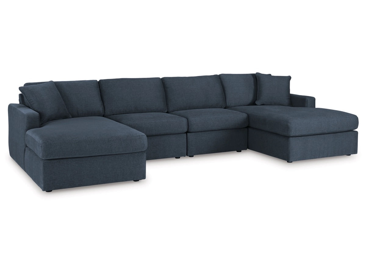 Seccional modular de 4 piezas con chaise longue Modmax