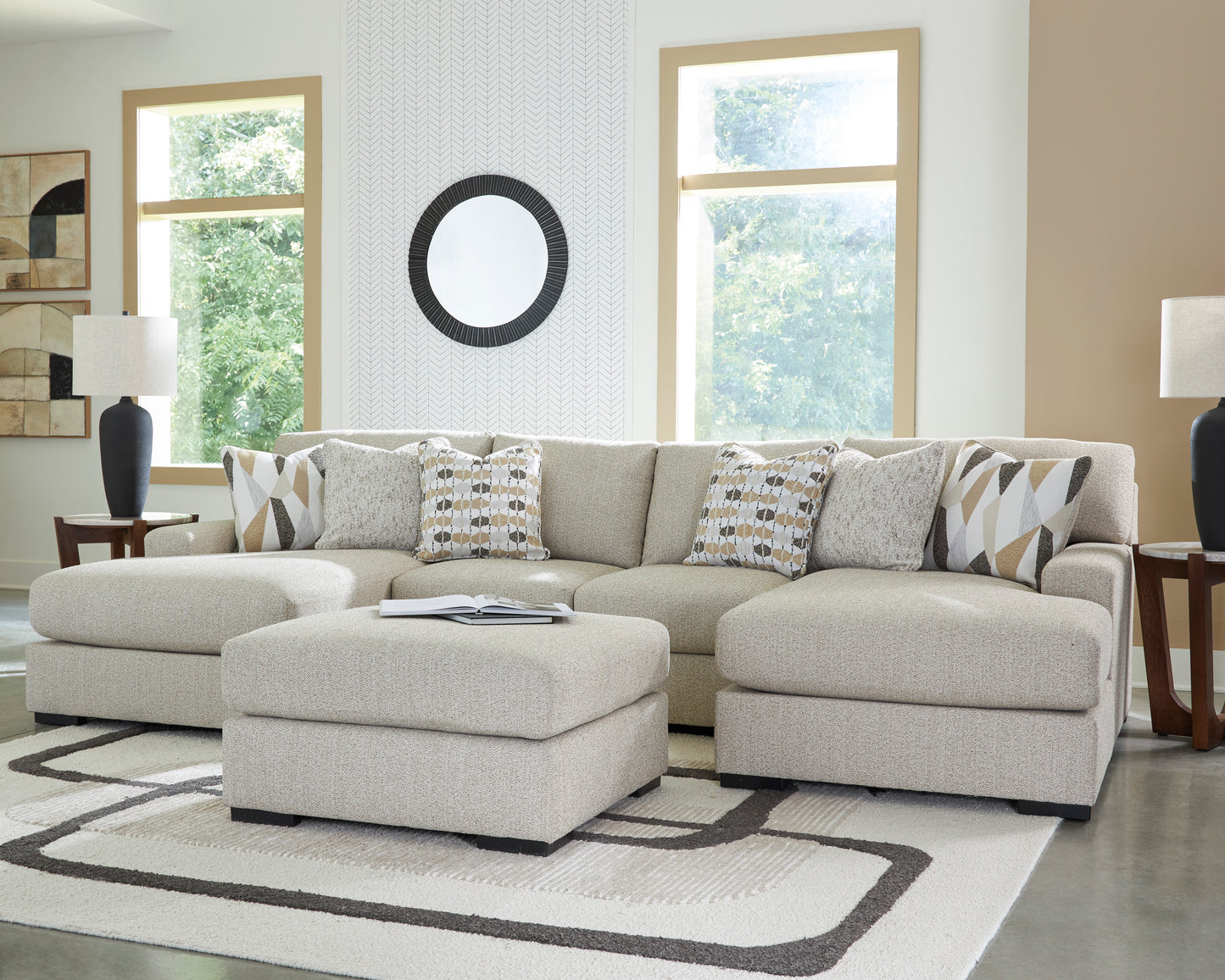 Laurelgrove Oversized Accent Ottoman