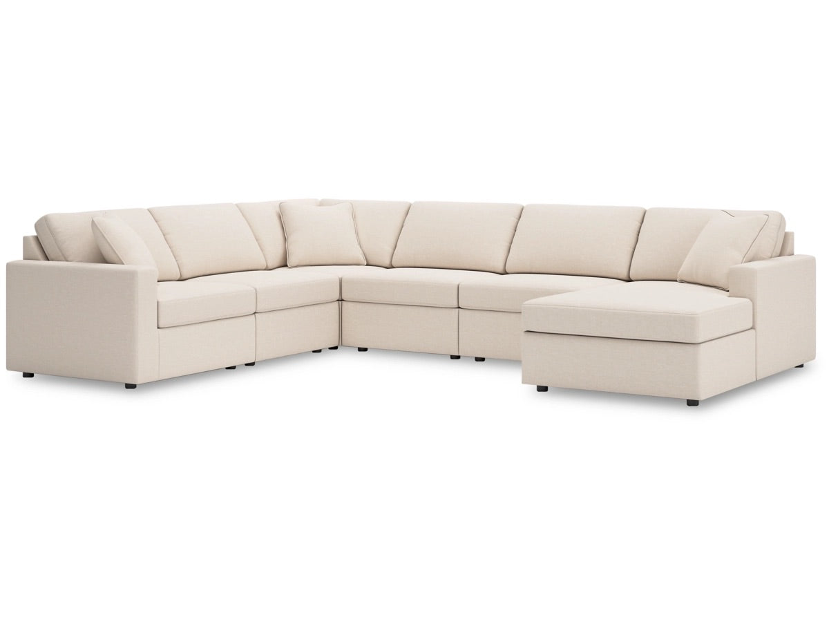 Seccional modular de 6 piezas con chaise longue Modmax