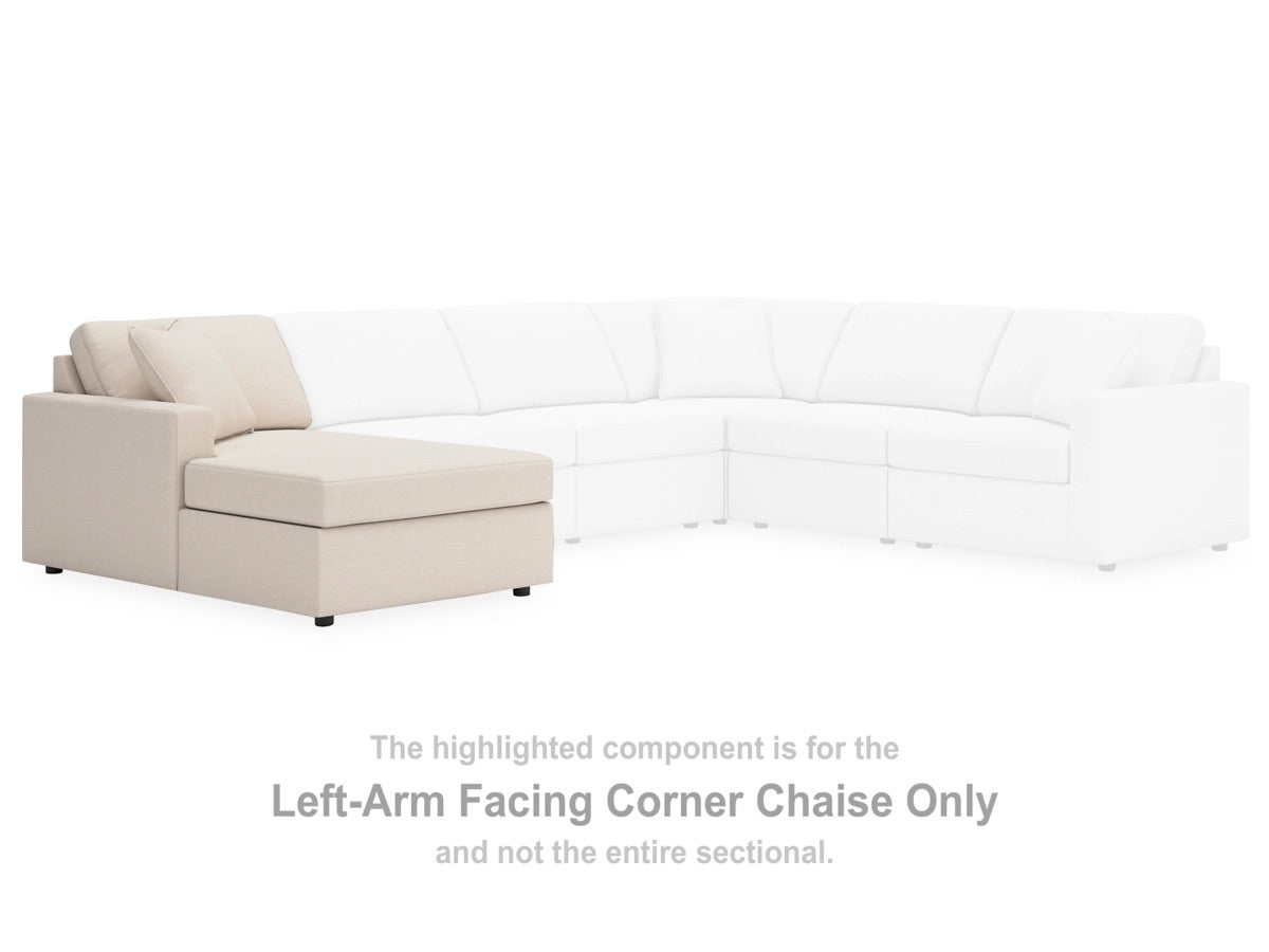 Seccional modular de 4 piezas con chaise longue Modmax
